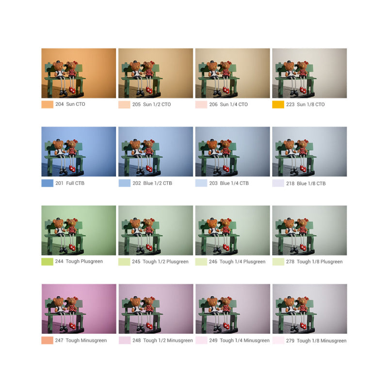 Filtros de temperatura de color Godox V-11T para Flashes de cabezal redondo