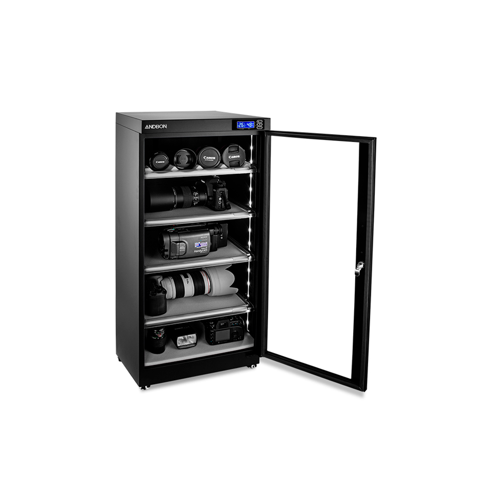 Andbon DS-125S Gabinete Deshumedecedor de 125L (Negro)