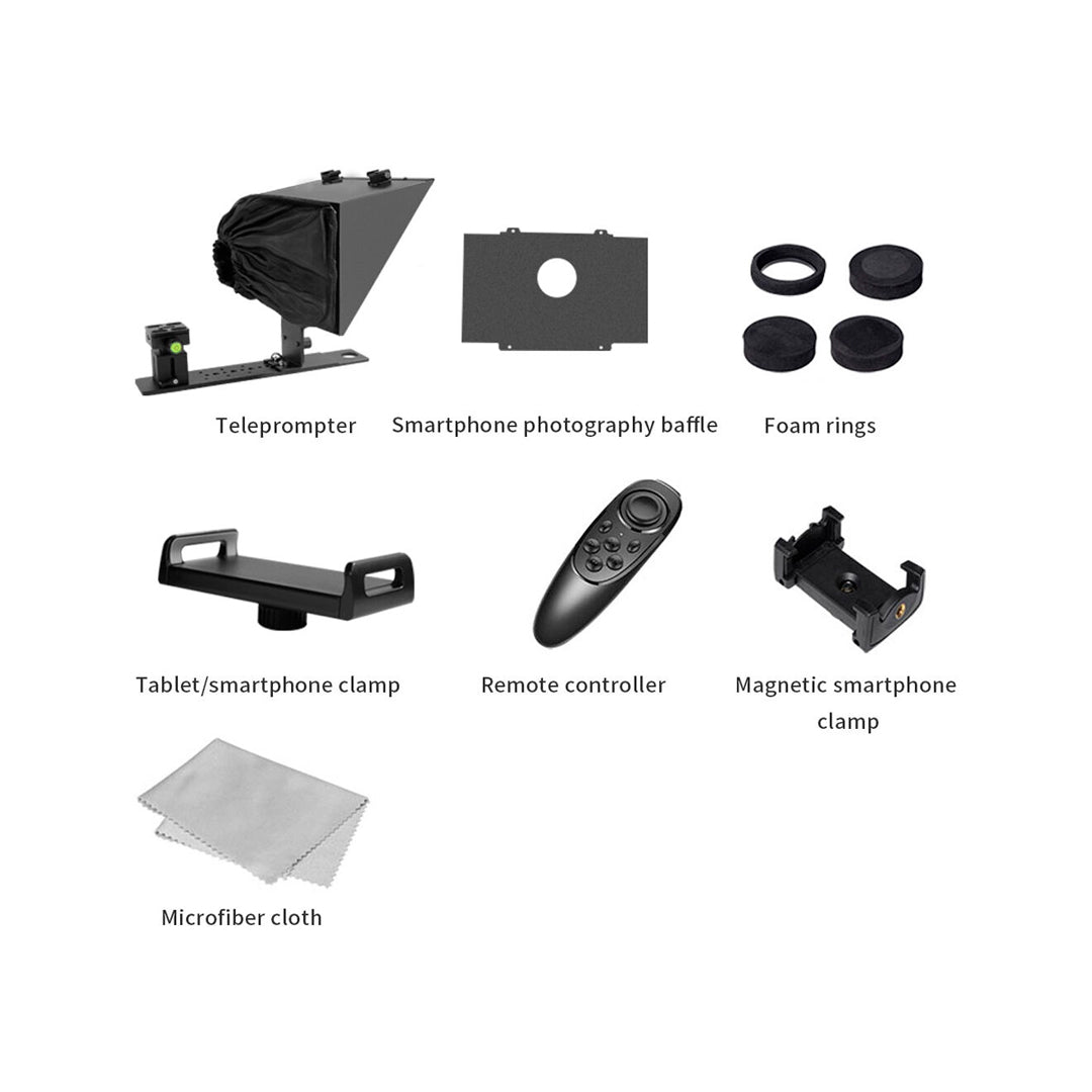 Teleprompter FeelWorld TP13A de 13" para Celulares/Tablets