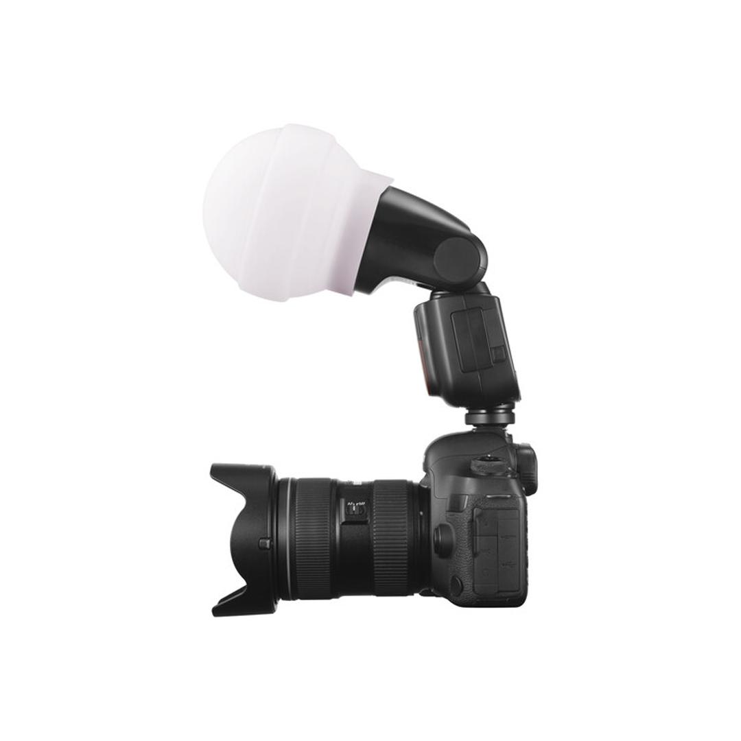 Difusor Godox AK-R22 Domo Colapsible para Flash de Cabezal Redondo