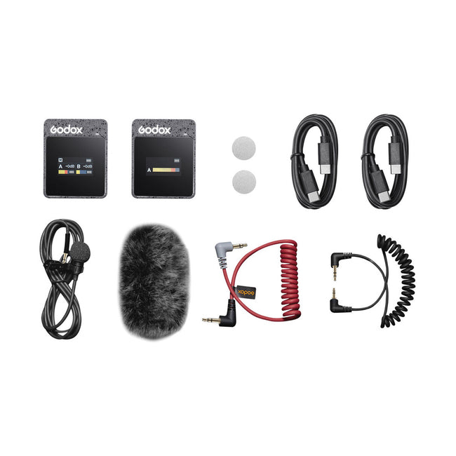 Micrófono Pechero Godox MoveLink II M1 para Cámaras y Celulares