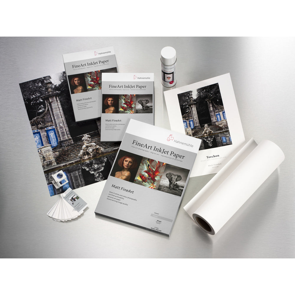 Papel Fotográfico Hahnemuhle FineArt Torchon A3+, 25 Hojas