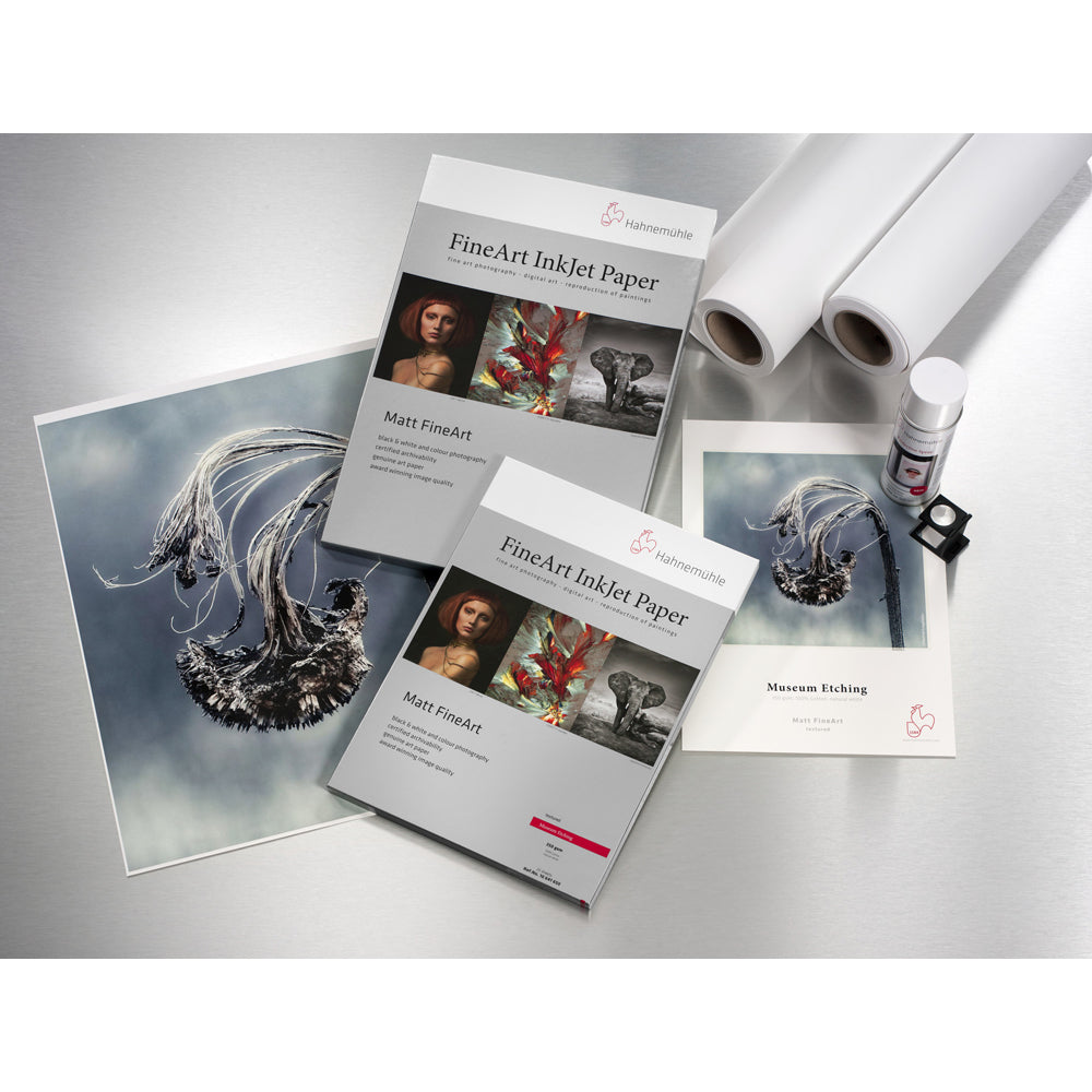 Papel Fotográfico Hahnemuhle FineArt Museum Etching A2, 25 Hojas