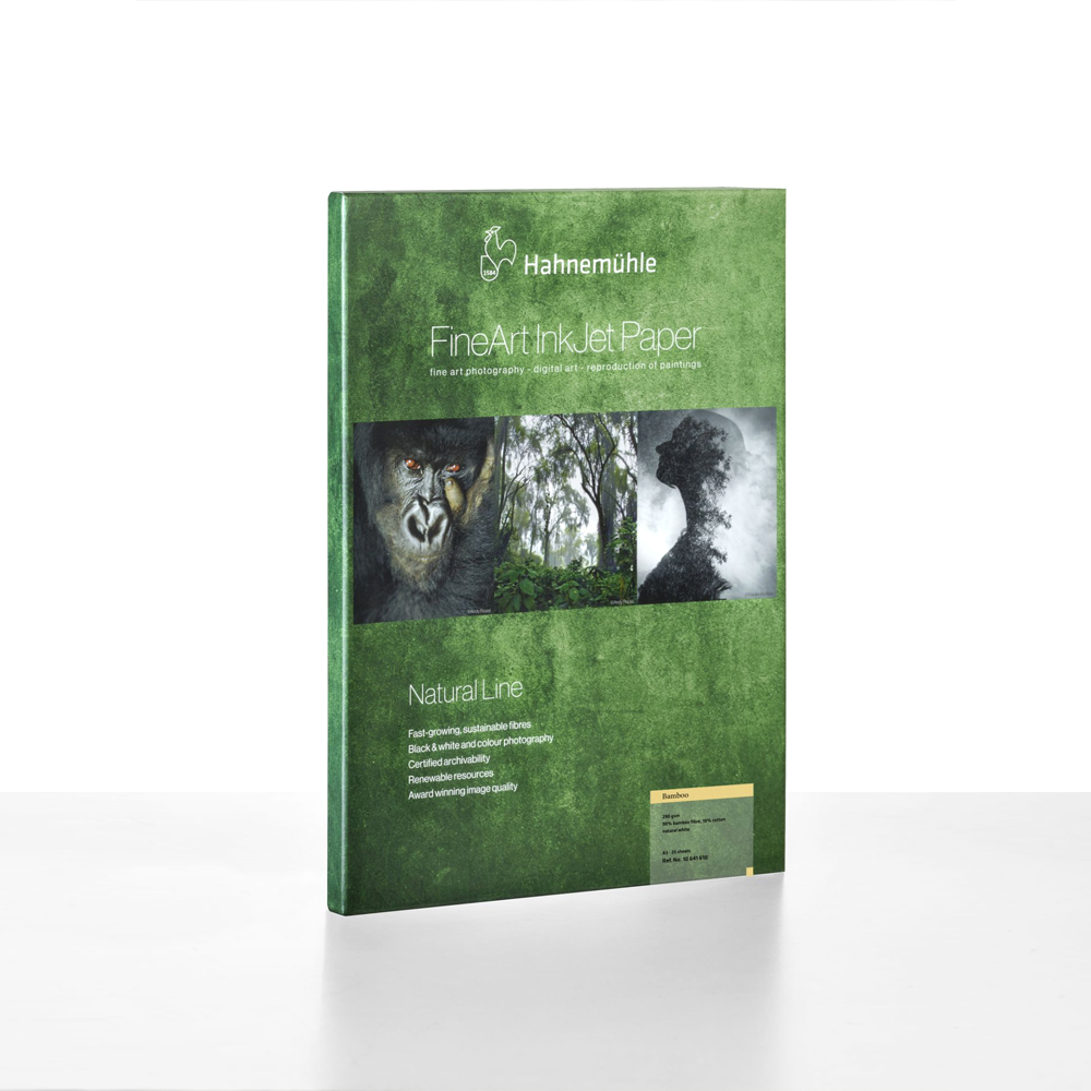 Papel Fotográfico Hahnemuhle FineArt Bamboo A3+, 25 Hojas