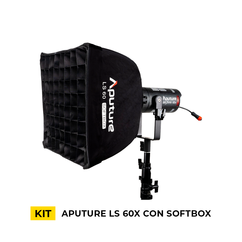 Kit de Luz Led Aputure LS 60X Bicolor con Softbox