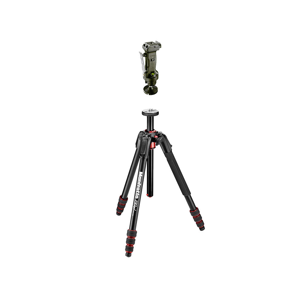 Tripode Manfrotto MT190GOA4TB con Cabeza de Bola 222
