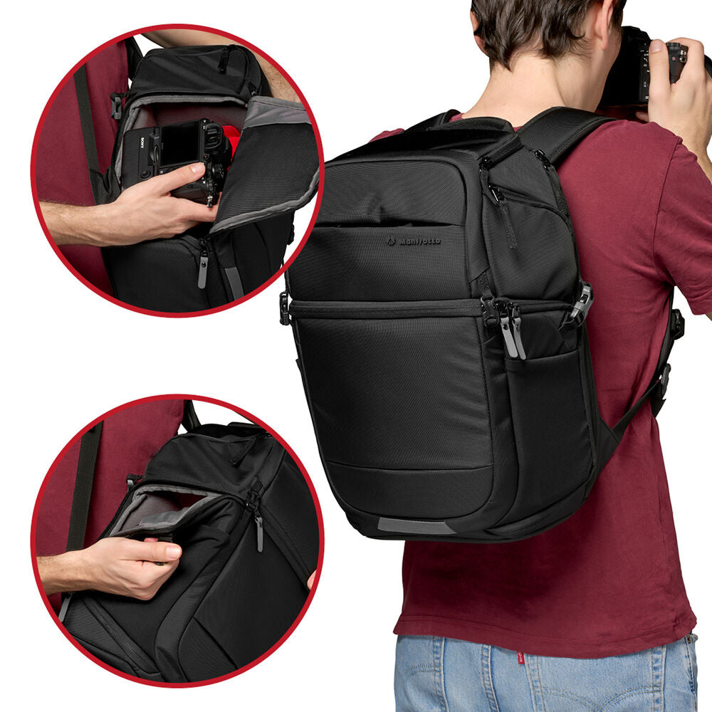 Mochila Manfrotto Advanced Fast III 18.5L (Negro)