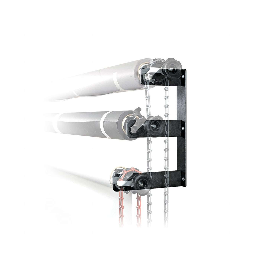 Juego de Cadena Plástica Manfrotto 046 para Portafondo Empotrable (Negro)