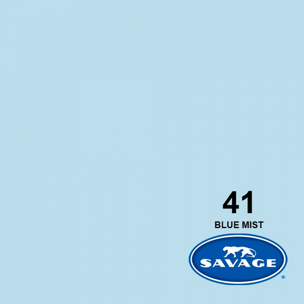 Medio Fondo de Cartulina Savage Nr. 41 'Blue Mist' de 1.36 x 11 mtros.