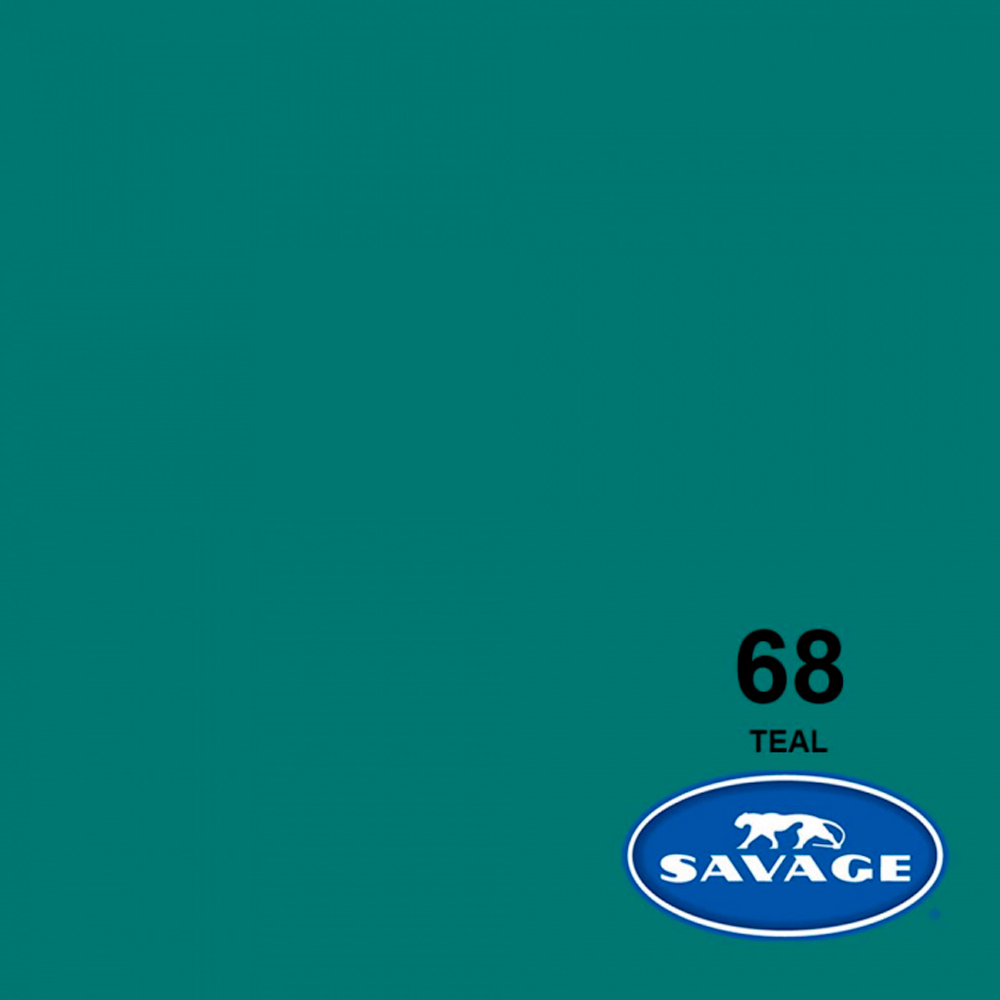 Medio Fondo de Cartulina Savage Nr. 68 'Teal' de 1.36 x 11 mtros.