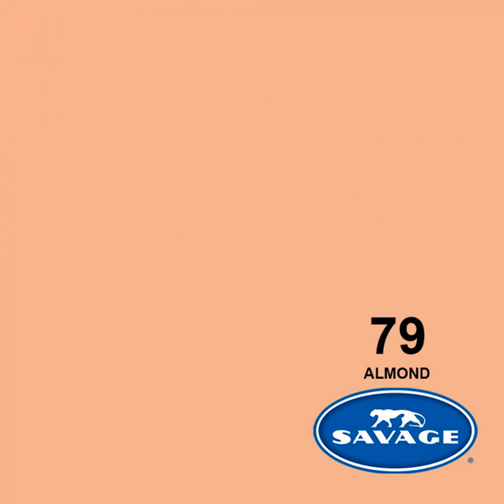 Medio Fondo de Cartulina Savage Nr. 79 'Almond' de 1.36 x 11 mtros.