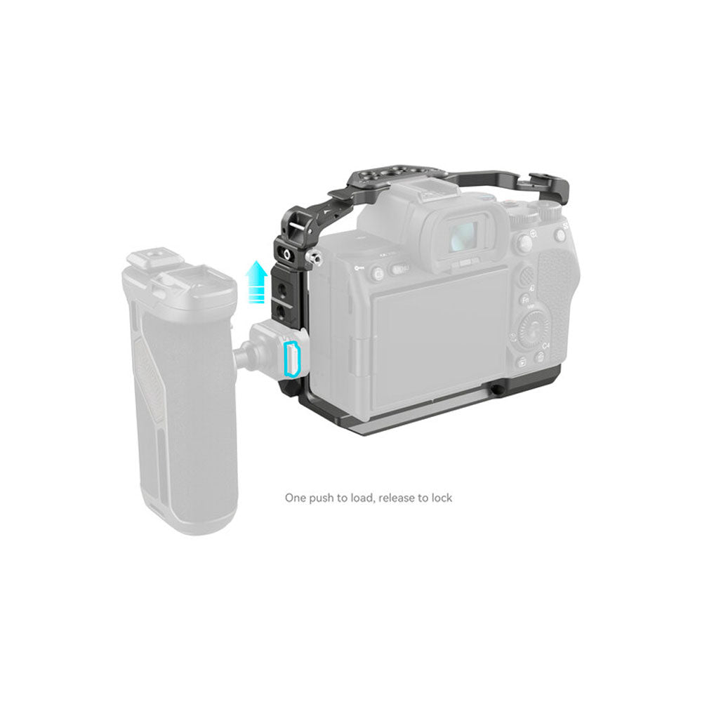 Jaula SmallRig HawkLock de liberación rápida para Sony a7R V, a7 IV, a7S III, a1 y a7R IV