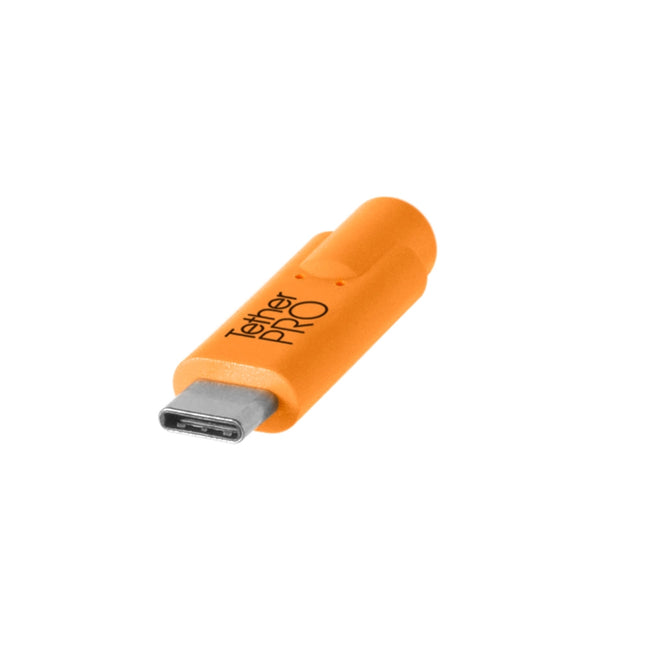 Cable Tether Tools CUC2615-ORG USB 2.0 de Tipo C Macho a Tipo Mini-B con 8 pines