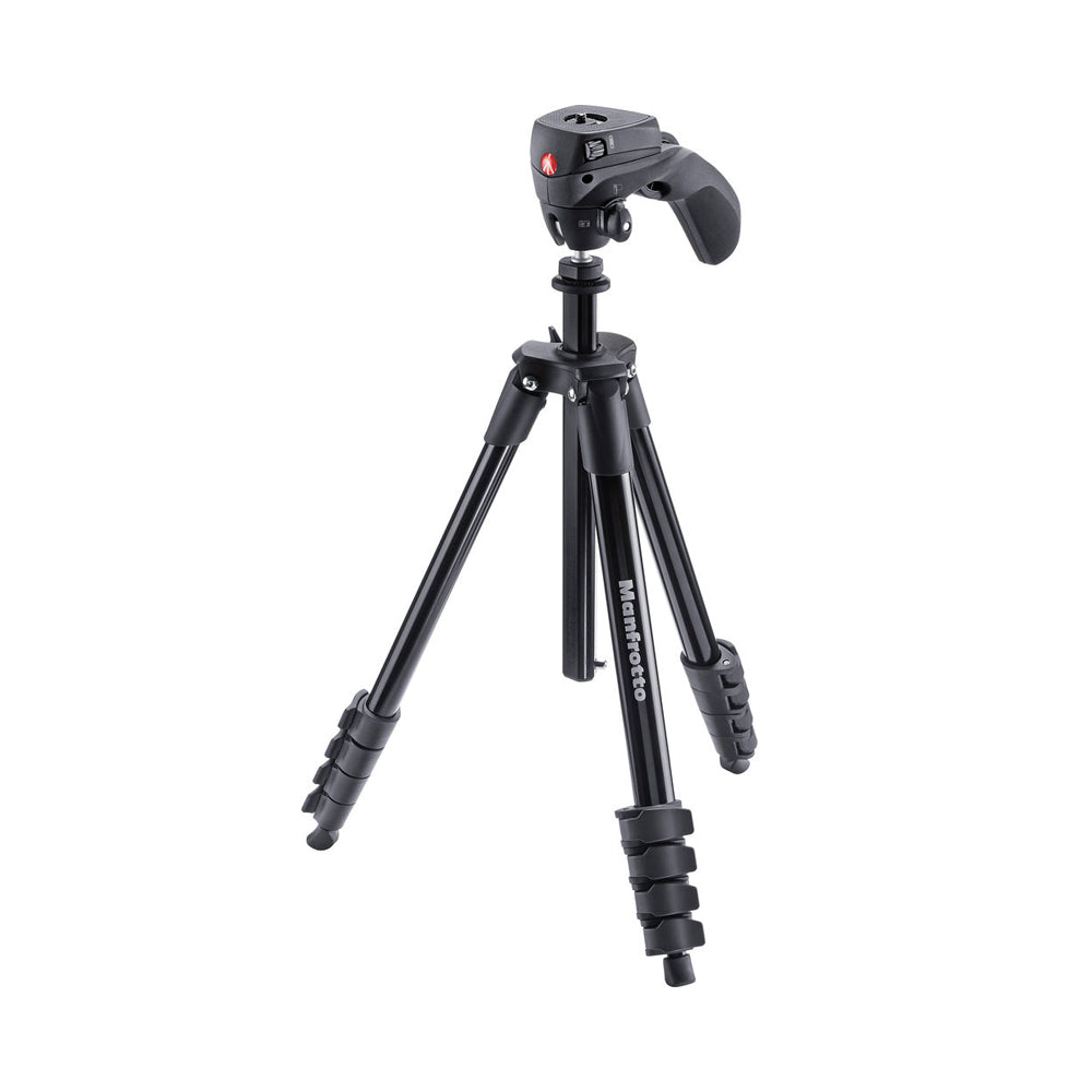 Trípode de Fotografía de Aluminio Manfrotto MKCOMPACTACN-BK