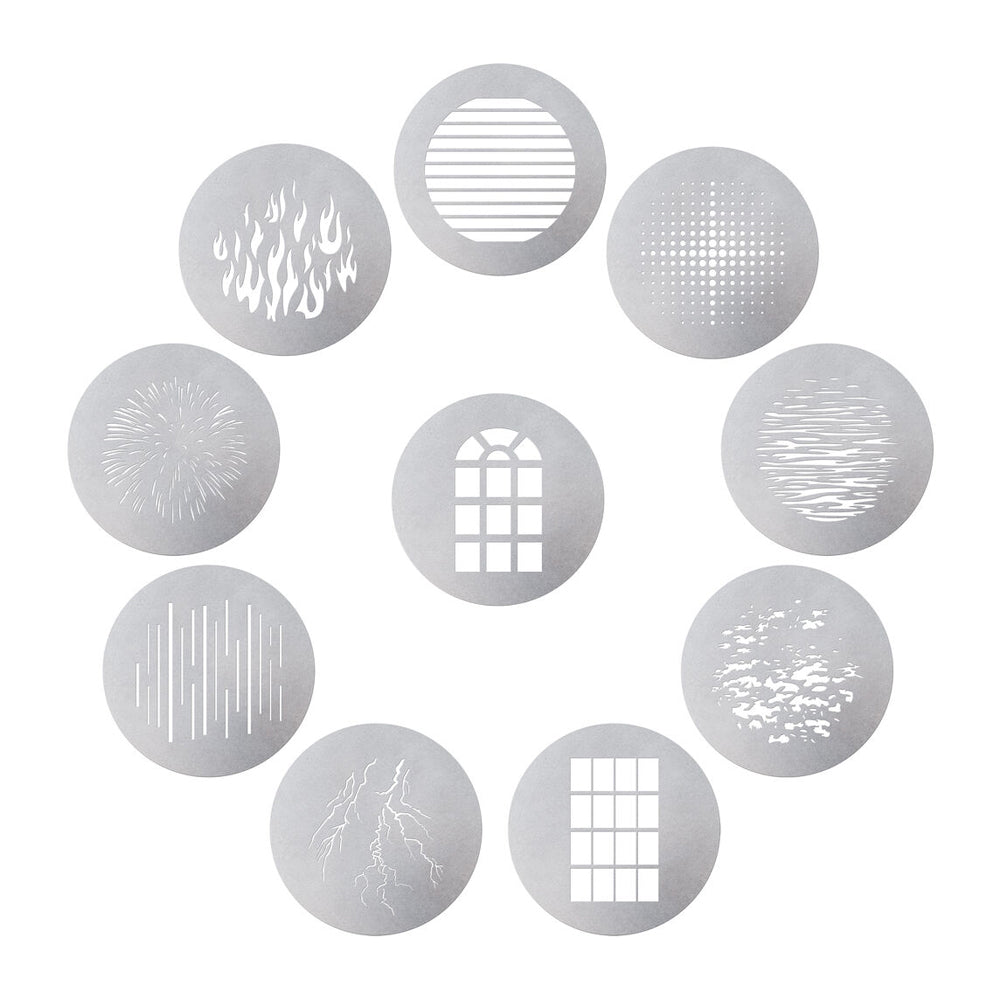 Kit Aputure de 10 Piezas Gobo para Spotlight