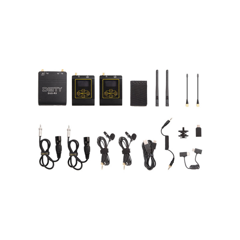 Micrófonos Inalambricos Deity Connect de 2,4 GHz para 2 personas