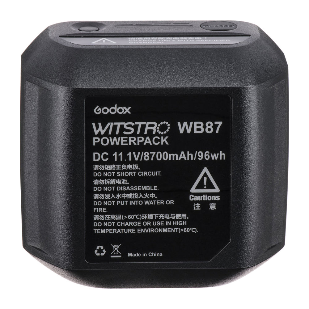 Batería Godox WB87 para Flash Witstro Godox AD600 Todo en Uno
