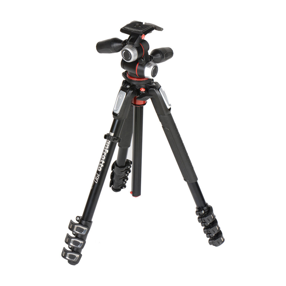 Trípode de Fotografía de Aluminio Manfrotto MK190XPRO4-3W