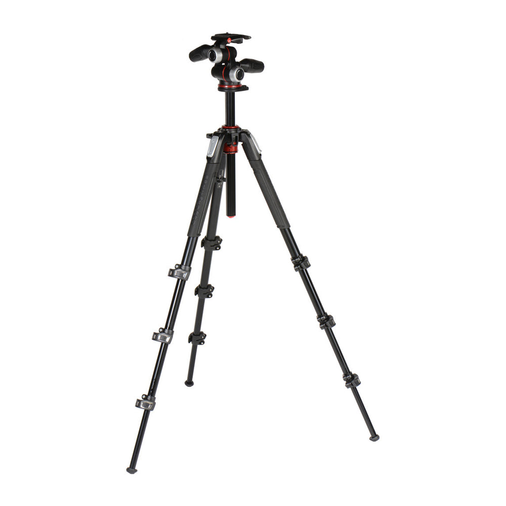 Trípode de Fotografía de Aluminio Manfrotto MK190XPRO4-3W