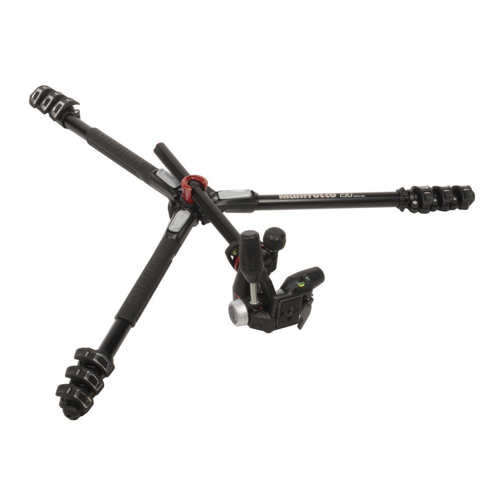 Trípode de Fotografía de Aluminio Manfrotto MK190XPRO4-3W