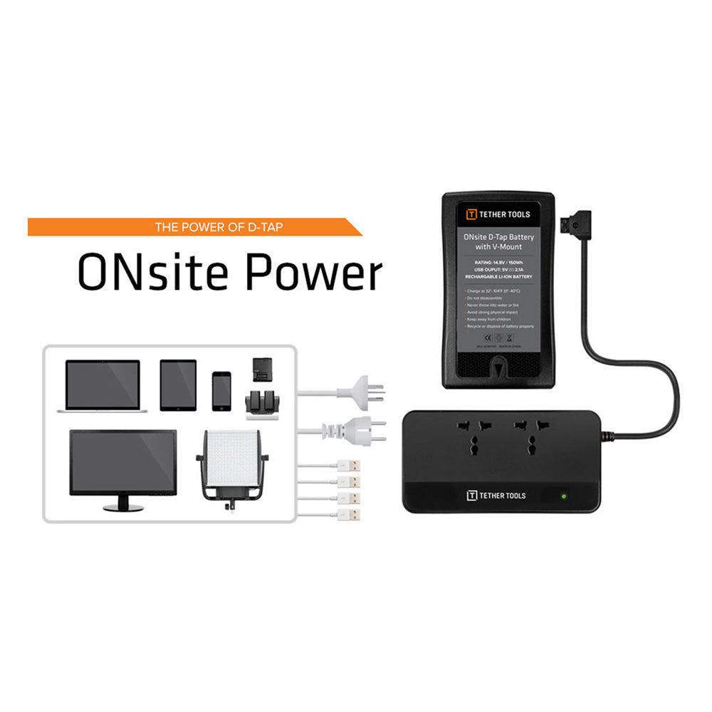 Adaptador AC Tether Tools SDAC220 Onsite D-Tap (220V)