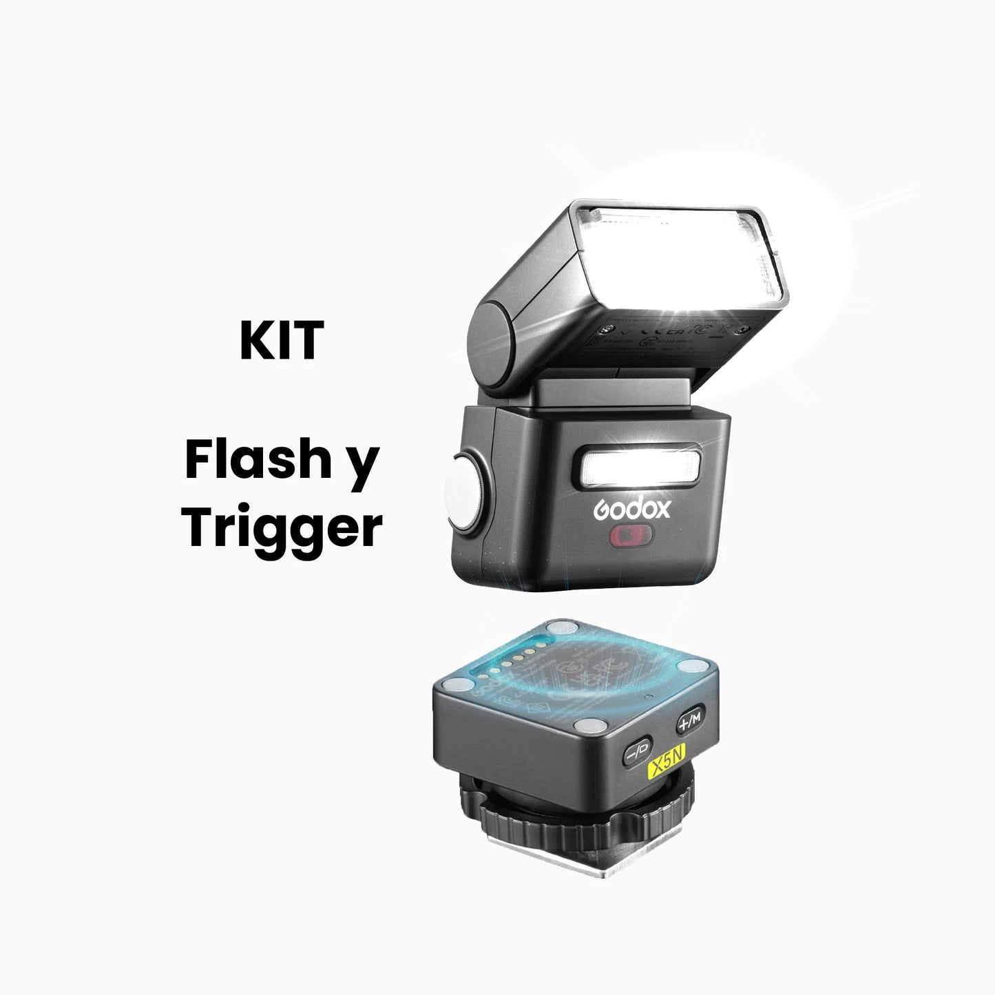 Kit Mini Flash Godox iT32 TTL con Trigger X5N para Nikon