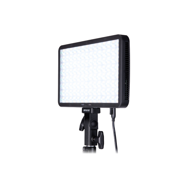 Kit de Panel LED Portátil Amaran Pano 60C RGB COB con Softbox y Grilla (Negro)