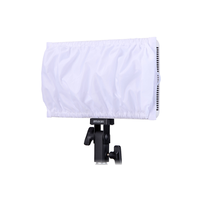 Kit de Panel LED Portátil Amaran Pano 60C RGB COB con Softbox y Grilla (Negro)