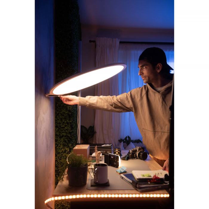 Kit de Panel LED Amaran Verge Max Bicolor de 60W con Soporte y Grilla