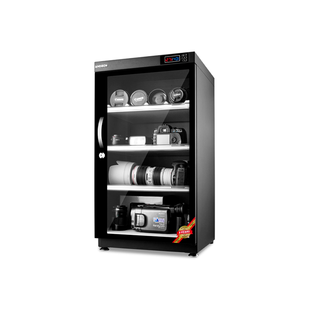 Andbon DS-105S Gabinete Deshumedecedor de 108L (Negro)
