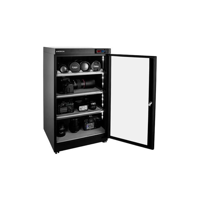 Andbon DS-105S Gabinete Deshumedecedor de 108L (Negro)