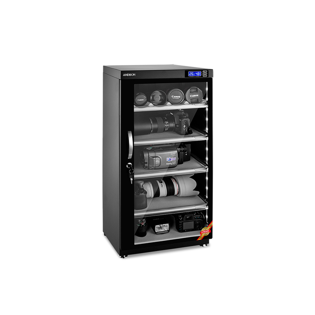 Andbon DS-125S Gabinete Deshumedecedor de 125L (Negro)