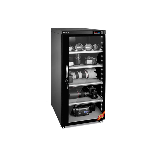 Andbon DS-155S Gabinete Deshumedecedor de 155L (Negro)