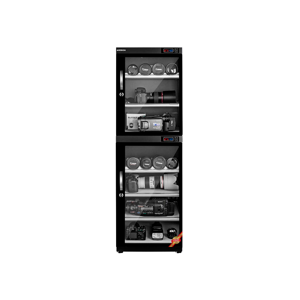 Andbon DS-195S Gabinete Deshumedecedor de 195L (Negro)