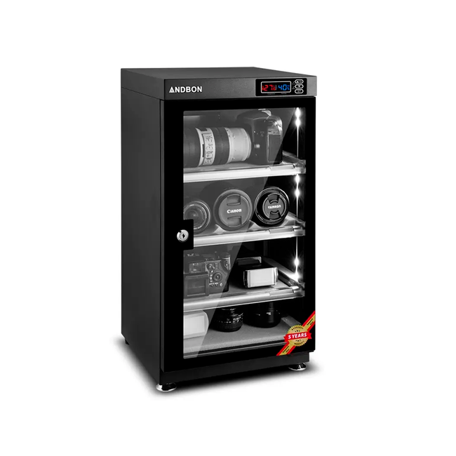 Andbon DS-55S Gabinete Deshumedecedor de 55L (Negro)