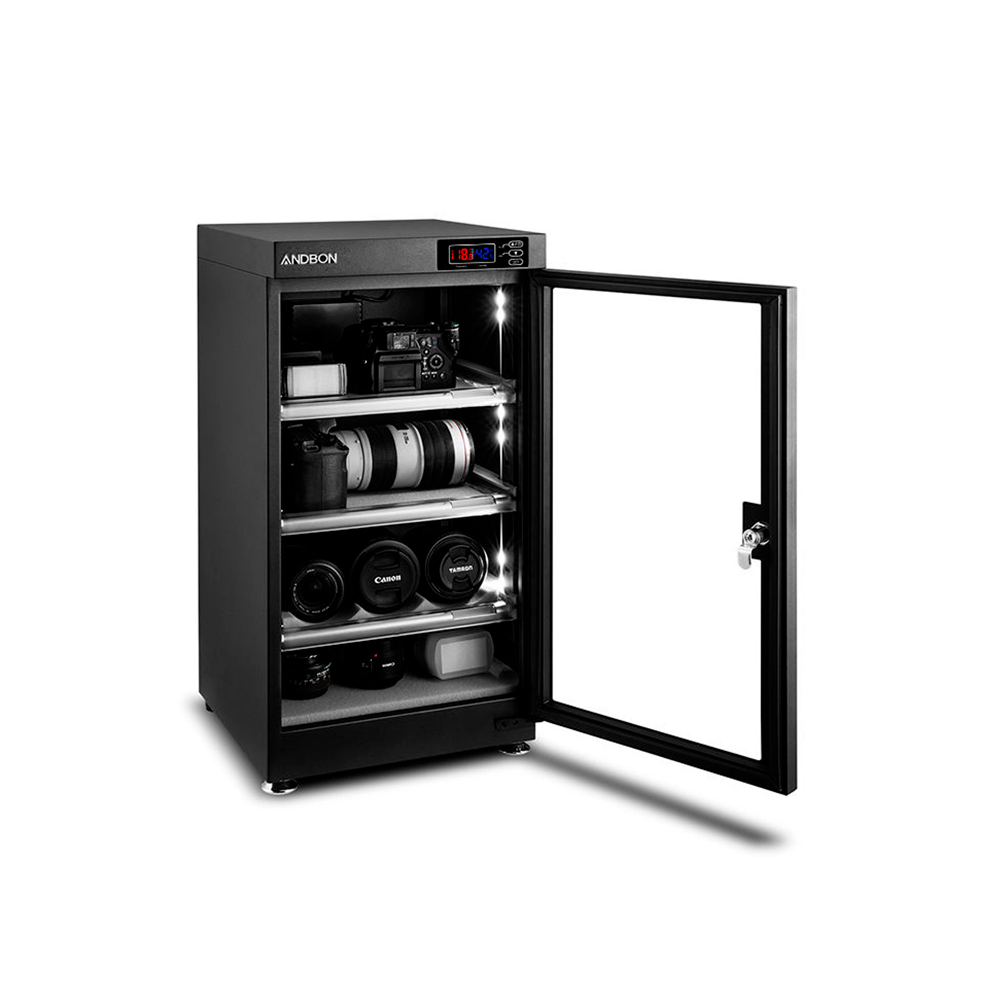 Andbon DS-55S Gabinete Deshumedecedor de 55L (Negro)