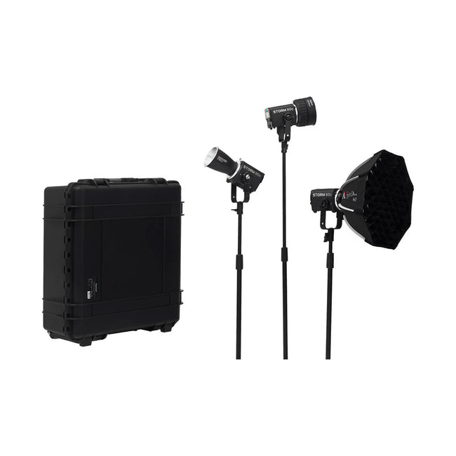 Kit Aputure STORM 80C de 3 Luces LED monolight