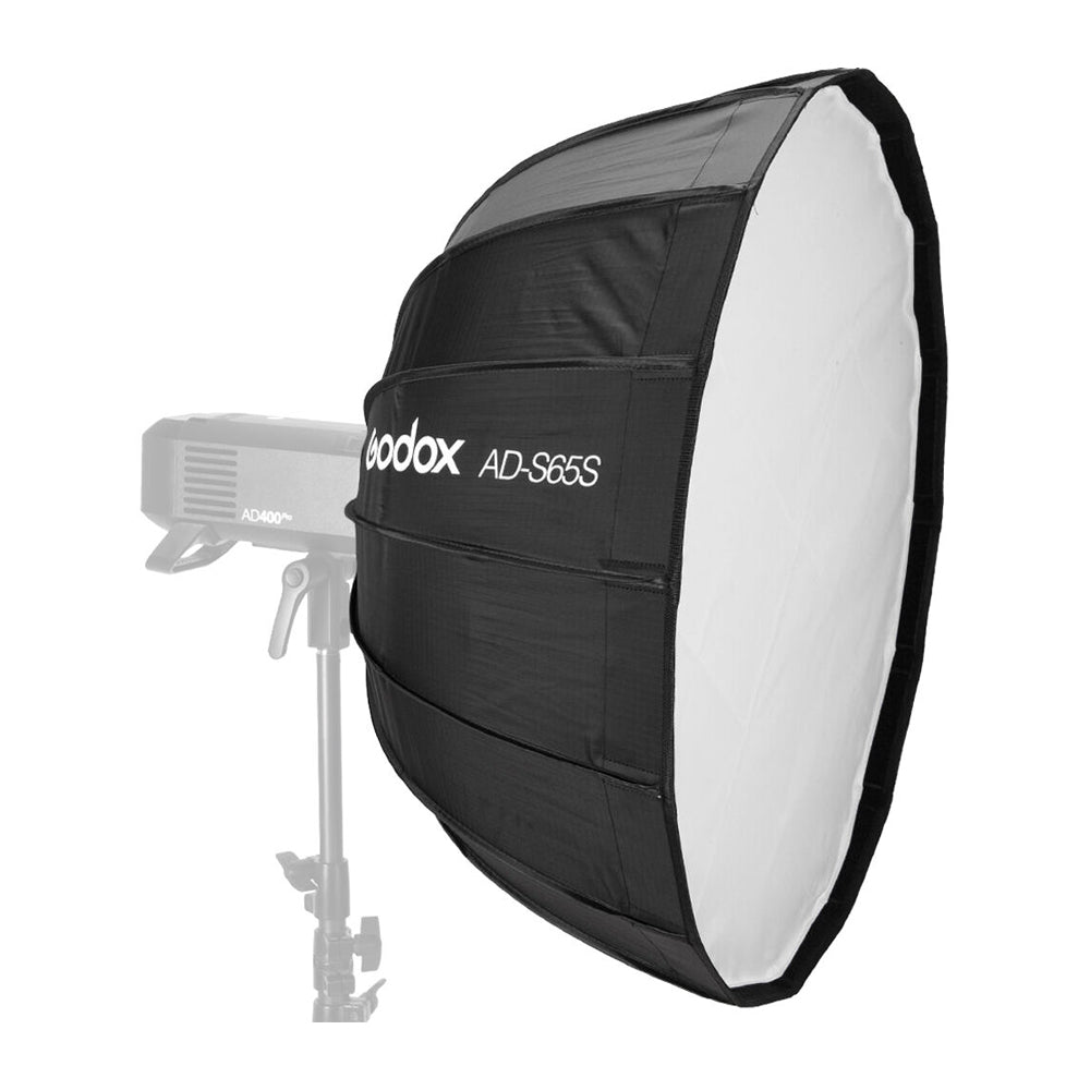 Godox AD-S65S Softbox – Caja de luz parabólica portátil de instalación Godox AD-S65S Softbox – Caja de luz parabólica portátil de instalación