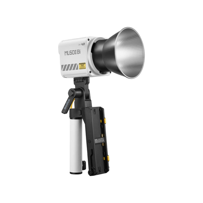 Luz LED Godox ML60II Bicolor con Kit Sujetador de Batería AK-B01