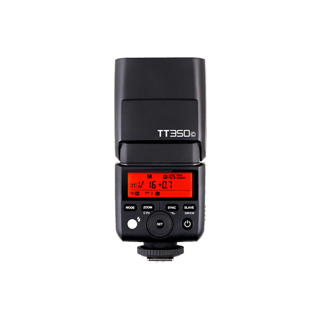 Mini Flash Godox TT350S TTL para Canon