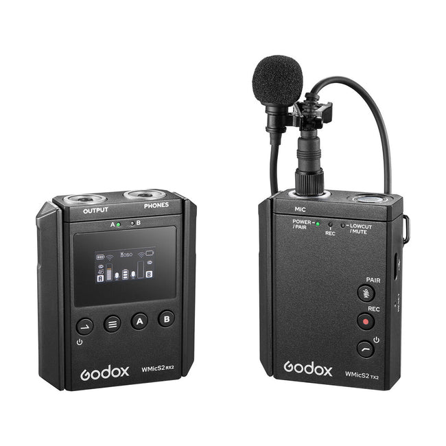 Micrófono Pechero Godox WMICS2 UHF para Cámaras y Celulares