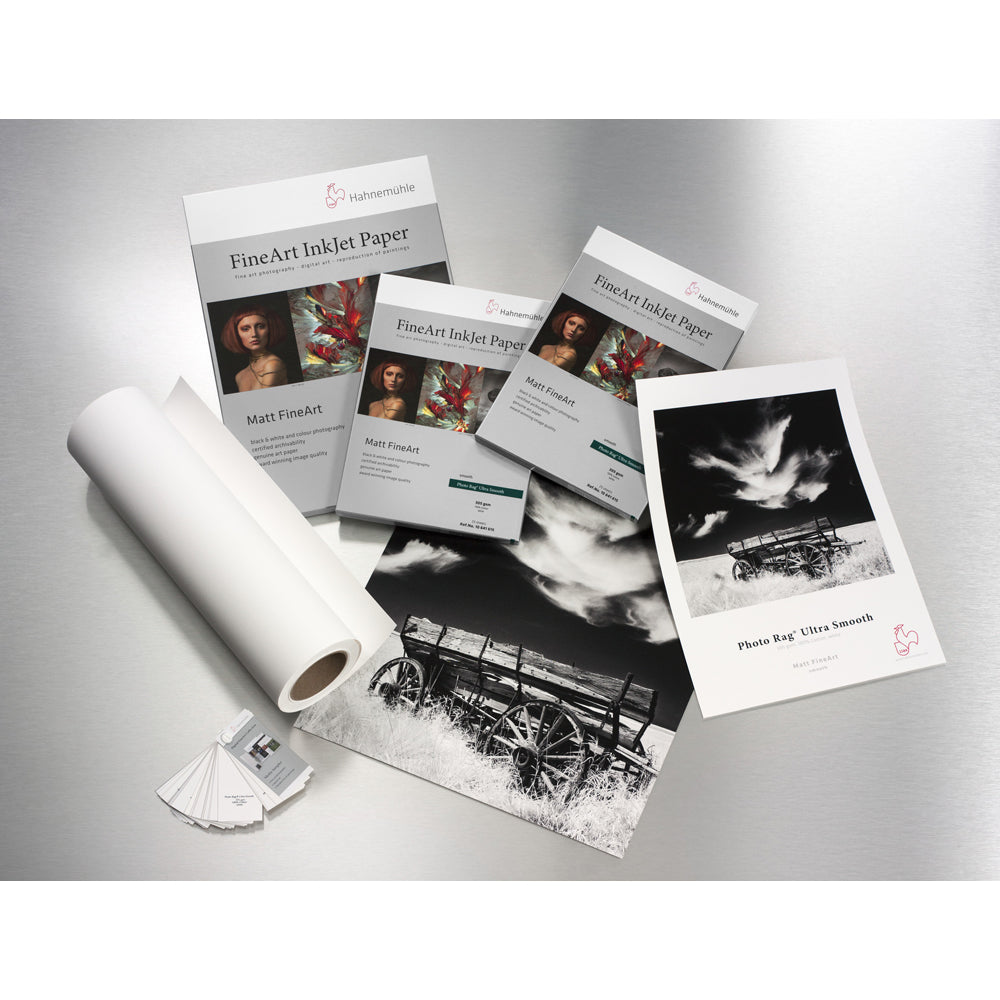 Papel Fotográfico Hahnemuhle FineArt Photo Rag Ultra Smooth A3, 50 Hojas