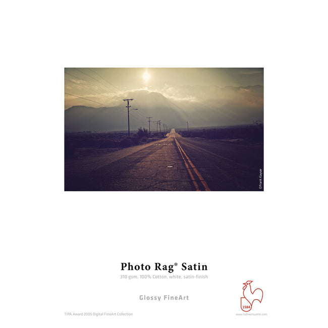 Papel Fotográfico Hahnemuhle FineArt Photo Rag Satin A3+, 25 Hojas