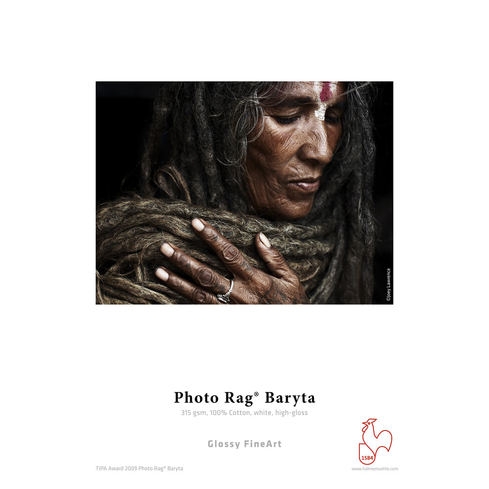 Papel Fotográfico Hahnemuhle FineArt Photo Rag Baryta A3+, 25 Hojas