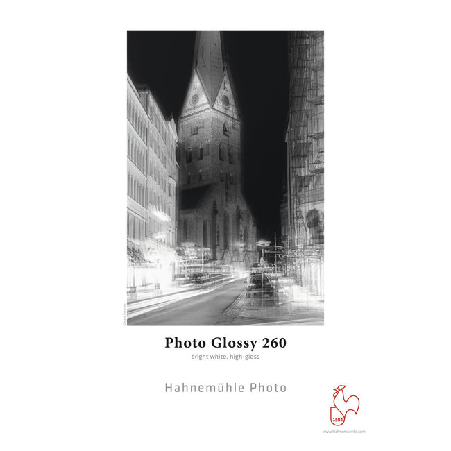 Papel Fotográfico Hahnemuhle RC Glossy A3+, 25 Hojas