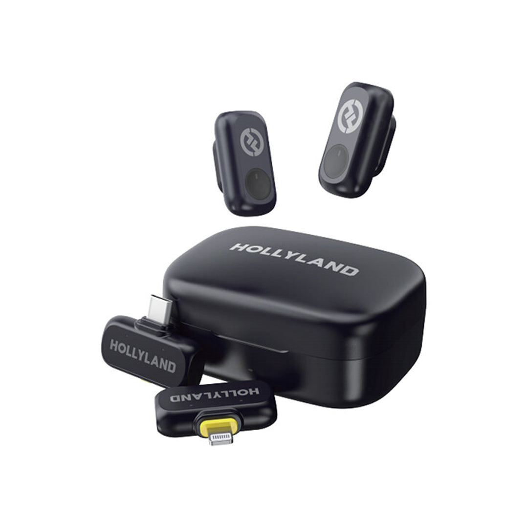 Micrófono Inalámbrico Hollyland Lark A1 COMBO para 2 personas (USB-C y Lightning)