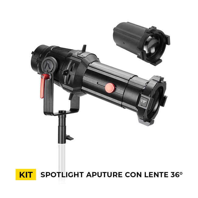 Kit de Spotlight Aputure con lentes de 26 y 36 grados