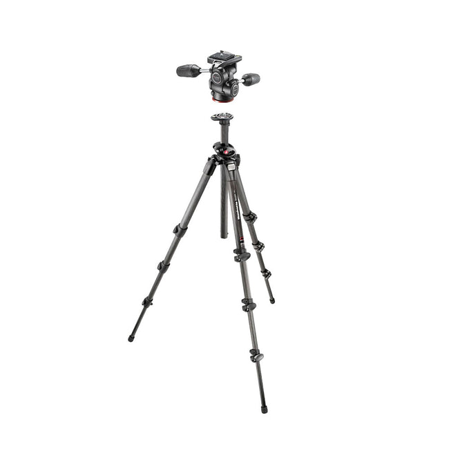Tripode de Carbono Manfrotto 055CXPRO4 con Cabeza 3-Way MH804-3W