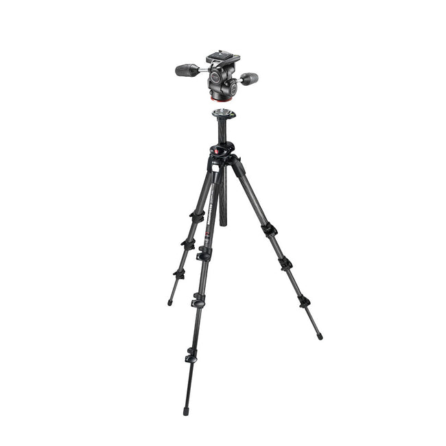 Tripode de Carbono Manfrotto 190CXPRO4 con Cabeza 3-Way MH804-3W