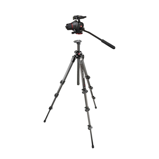 Tripode de Carbono Manfrotto 055CXPRO4 con Cabeza de Foto y Video MH055M8-Q5